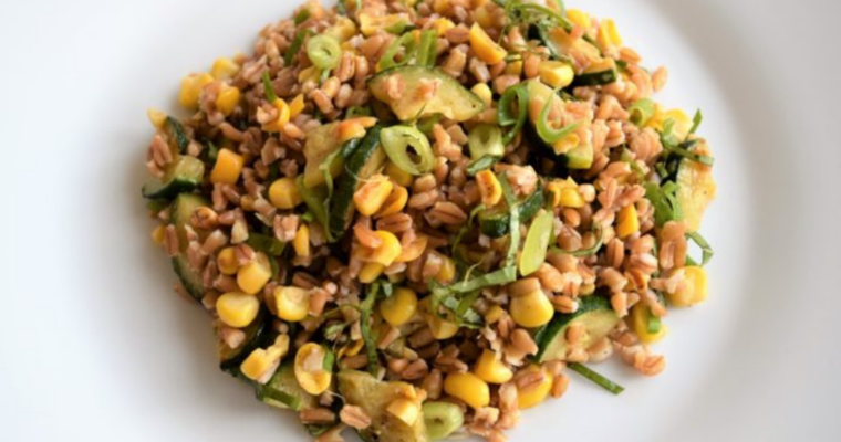 Barley Salad with Corn and Zucchini Recipe