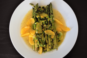 Read more about the article Grilled Asparagus with Orange Vinaigrette