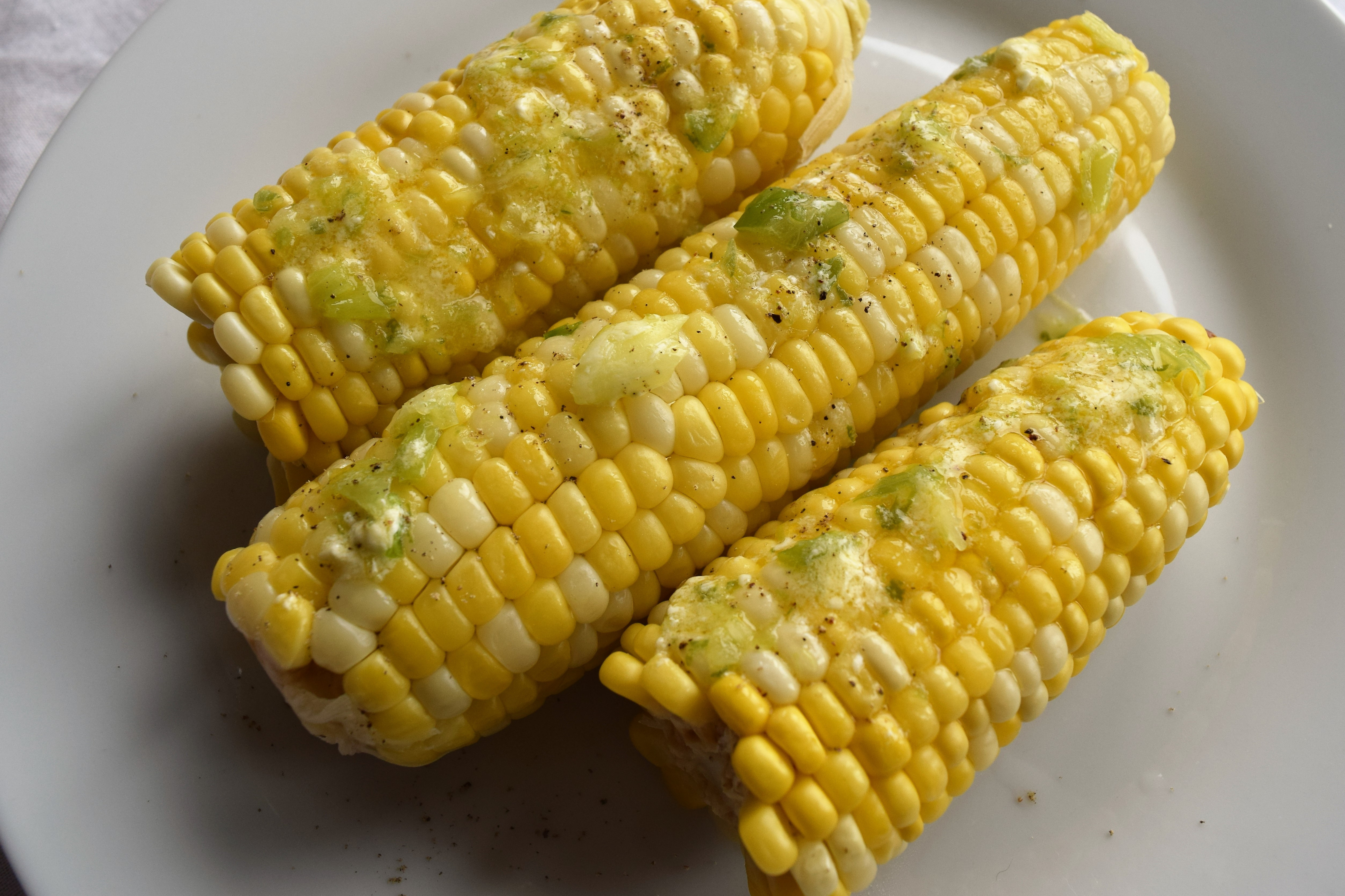 Vegan Corn with Scallion Butter