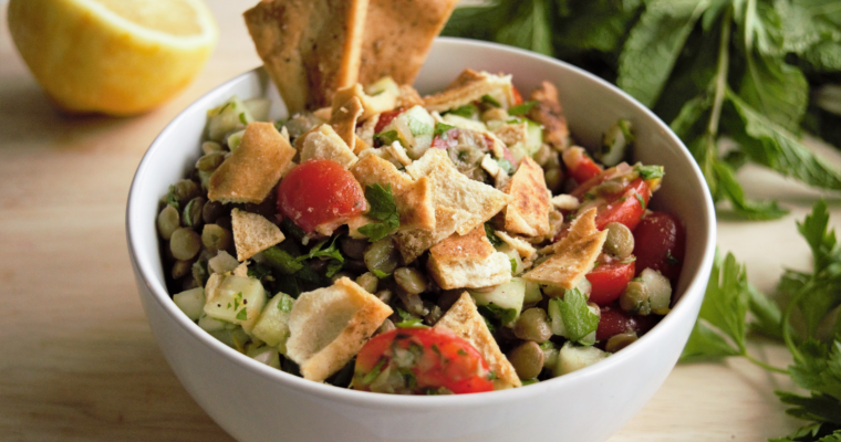 high protein Vegan Lentil Salad