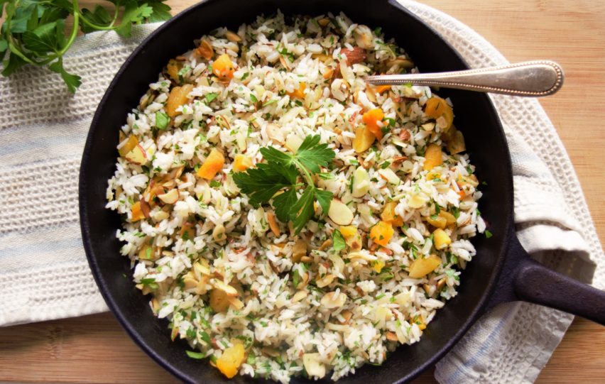 Almond and Apricot Rice