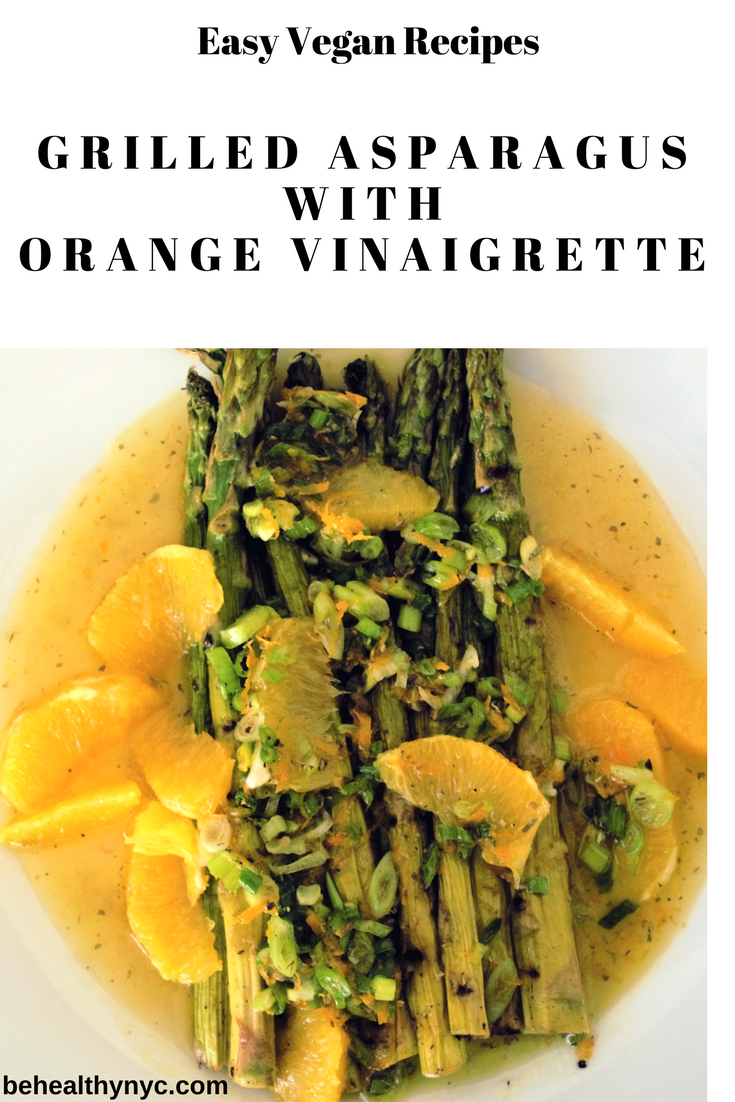 Grilled Asparagus with Orange Vinaigrette
