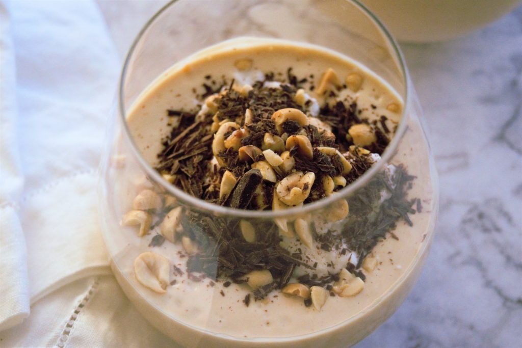 Tofu Chocolate and Peanut Butter Mousse