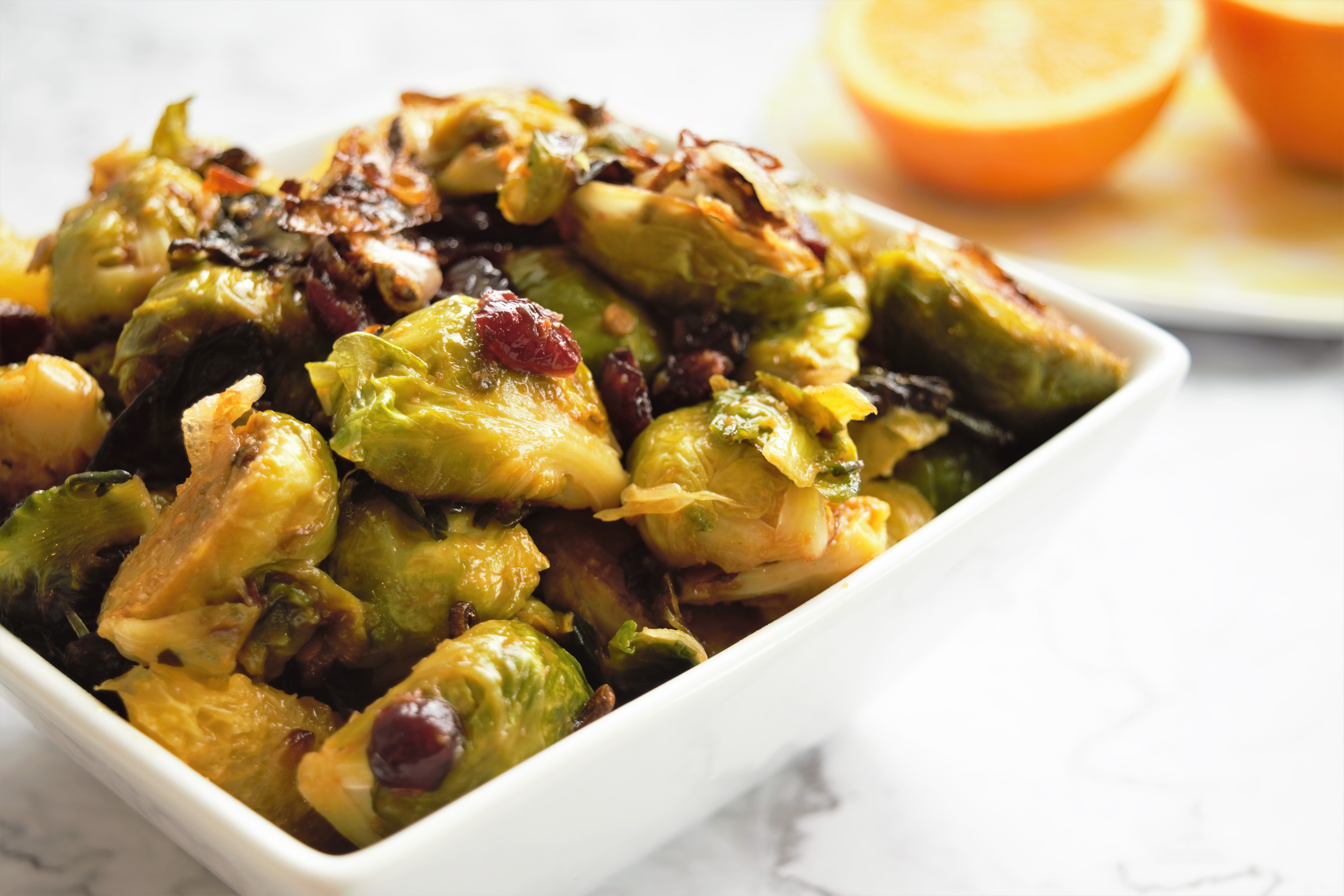 Brussels Sprouts With Peanut Sauce