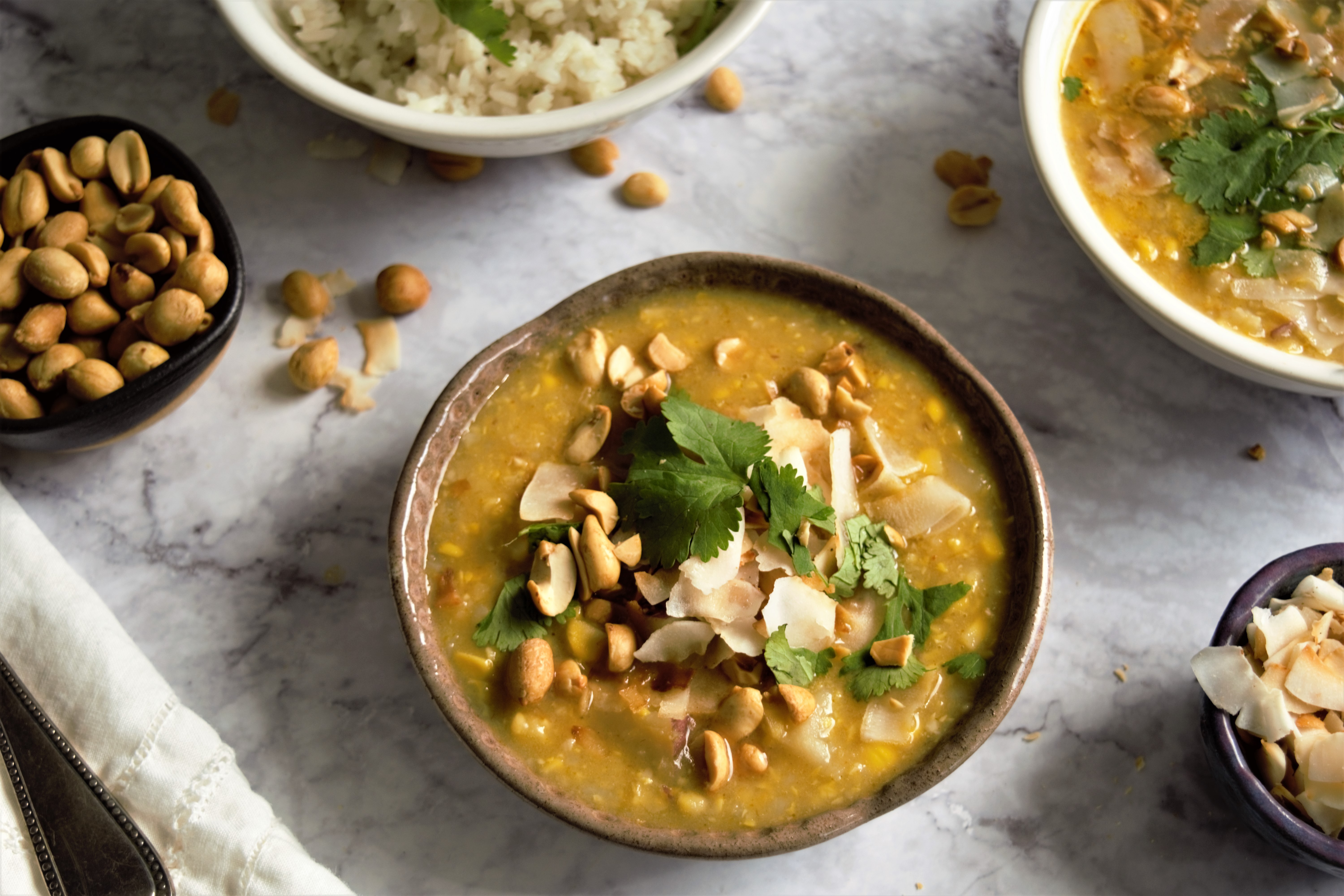 Vegan Corn and Coconut Soup