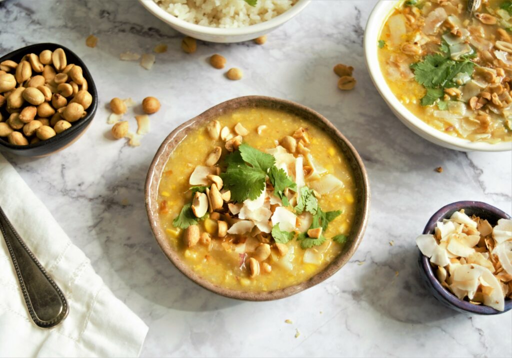 Vegan Corn and Coconut Soup