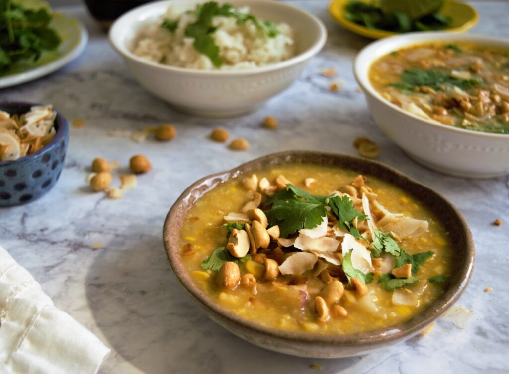 Vegan Corn and Coconut Soup