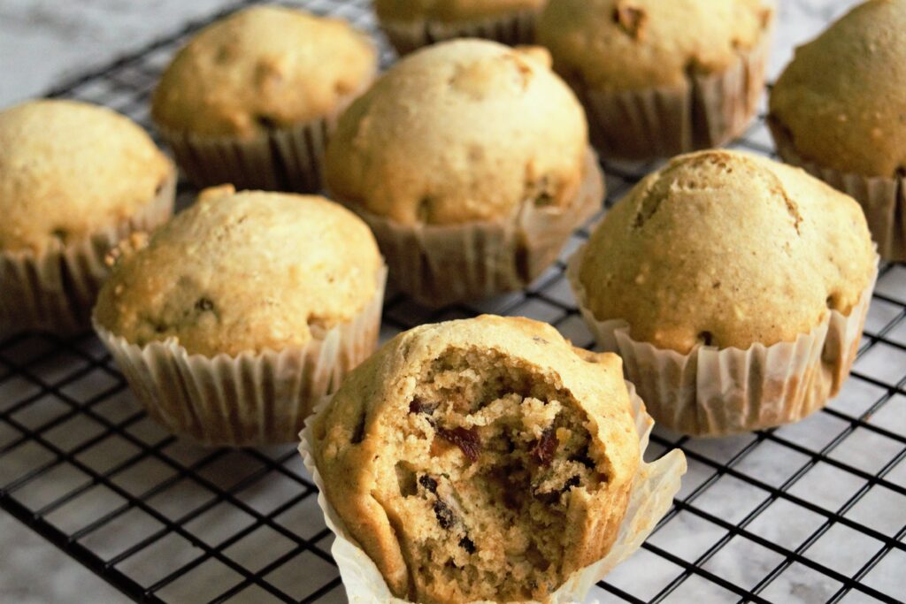 Delicious Vegan Date Muffins