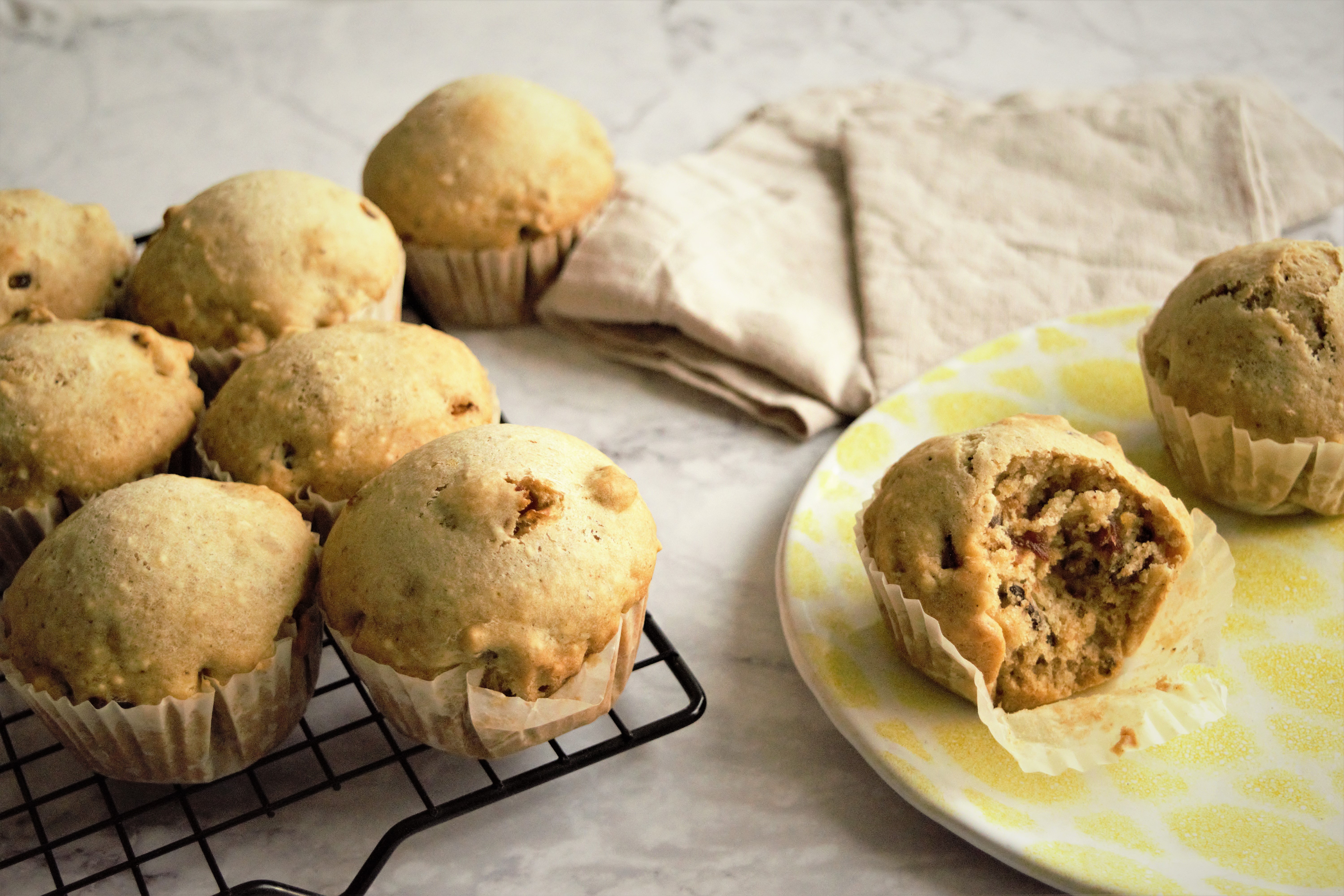 Delicious Vegan Date Muffins