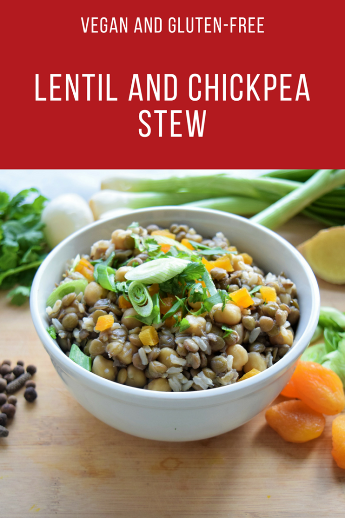 This delicious high-protein vegan and gluten-free lentil chickpea stew is an excellent side dish. Satisfying, and healthy, it will warm up your winter.