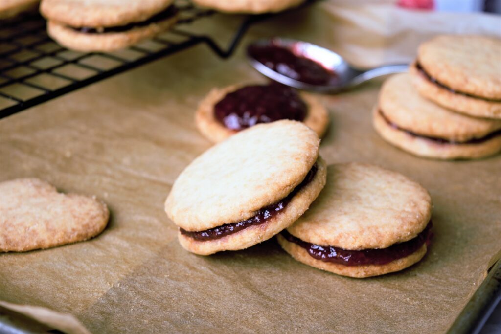 Vegan and Gluten-Free Almond-Raspberry Cookies