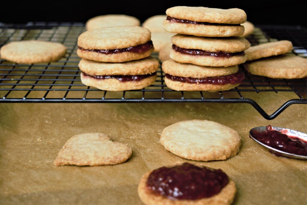 Vegan and Gluten-Free Almond-Raspberry Cookies