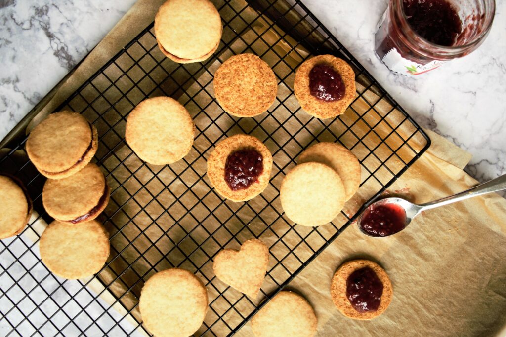 Vegan and Gluten-Free Almond-Raspberry Cookies