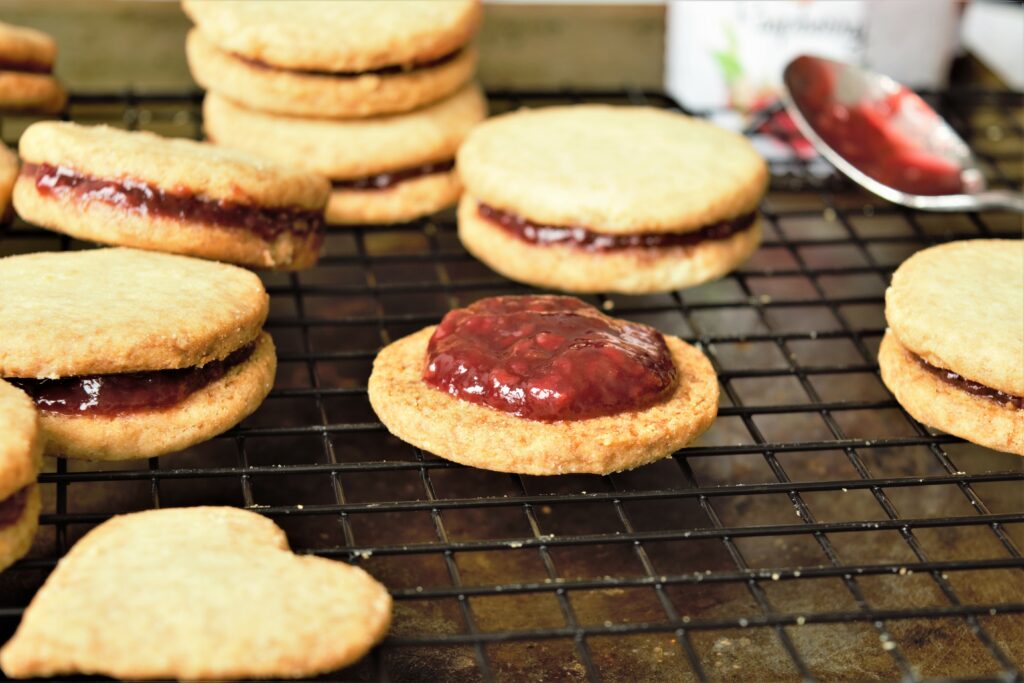 Vegan and Gluten-Free Almond-Raspberry Cookies