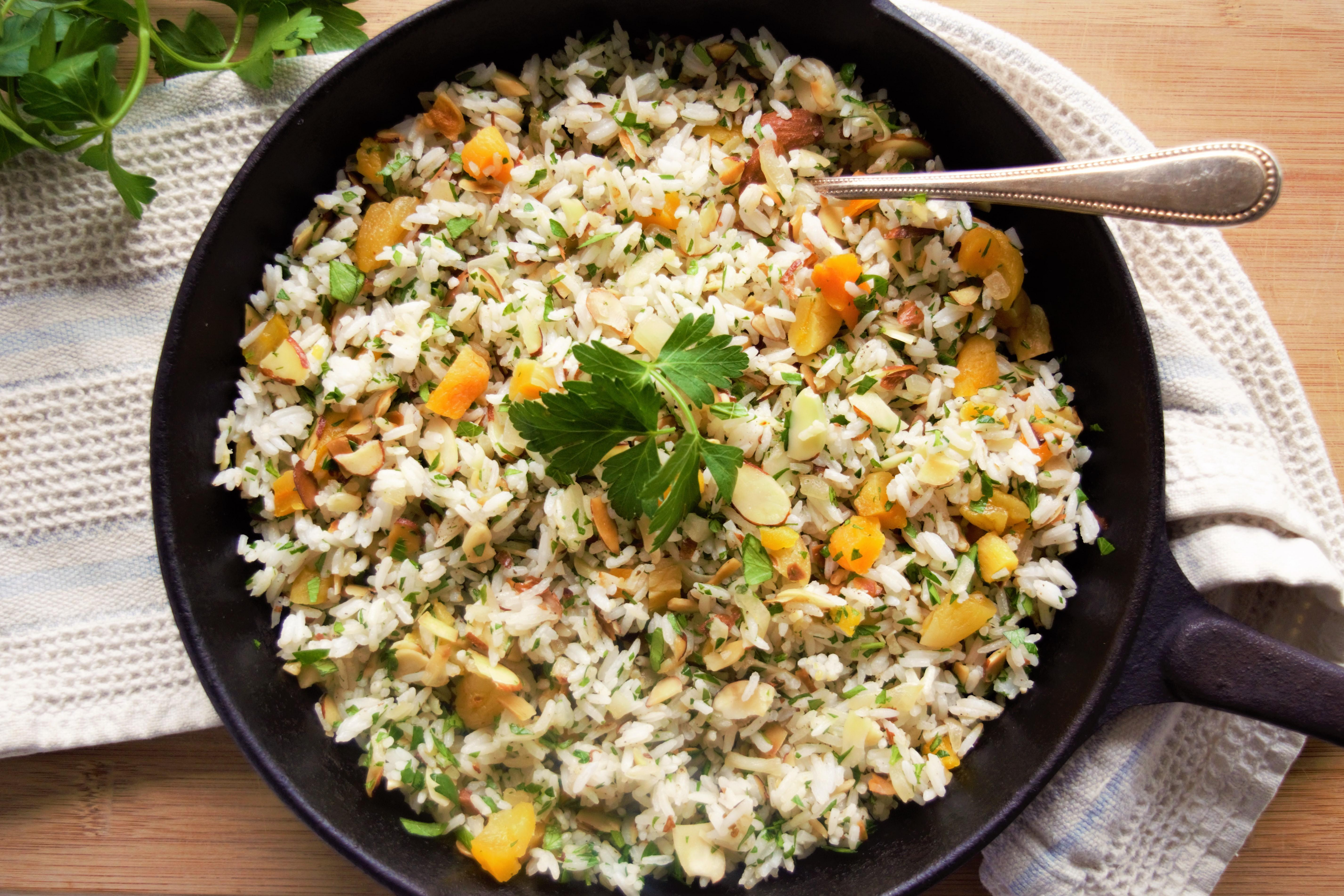 Almond and Apricot Rice
