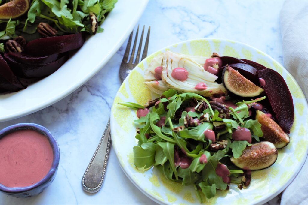 Beet, Fennel and Fig Salad With Cranberry-Sage Dressing