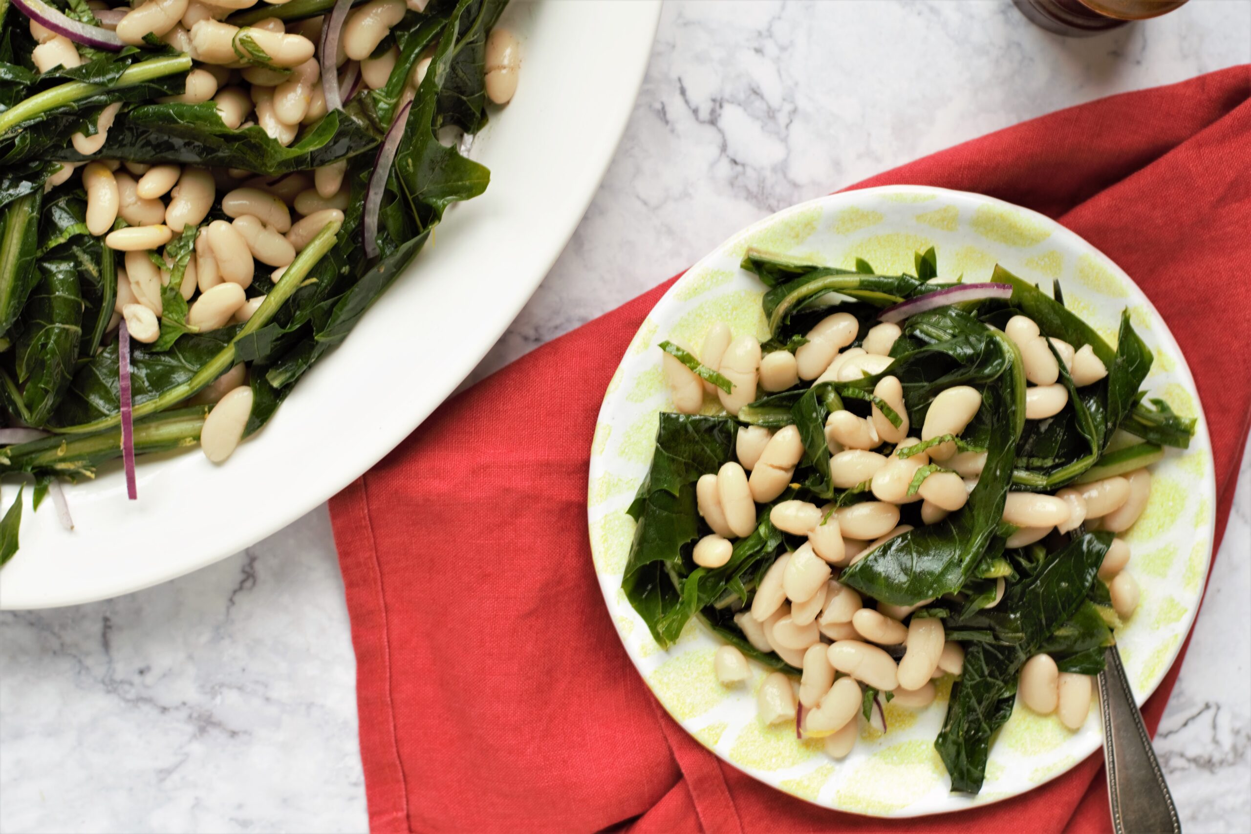 Read more about the article Dandelion and White Bean Salad