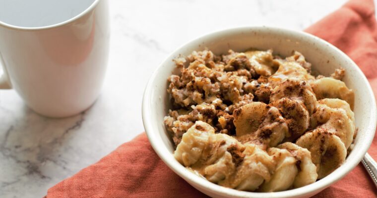 Vegan and gluten-free Kasha Breakfast Bowl