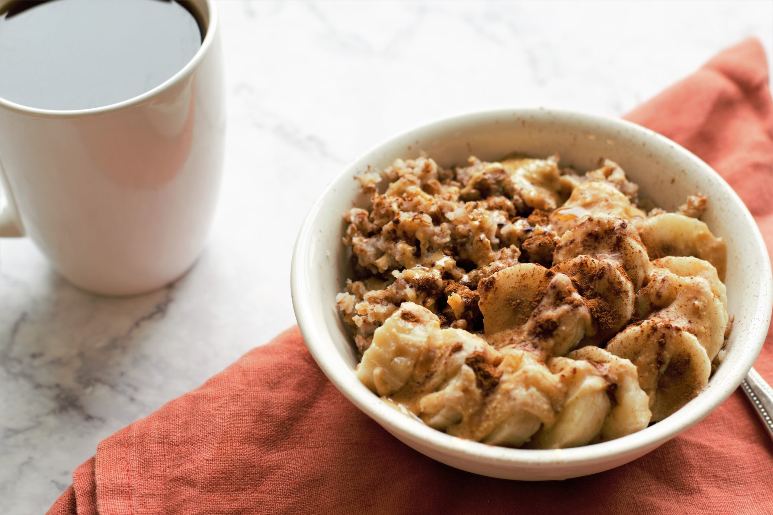 Vegan and gluten-free Kasha Breakfast Bowl