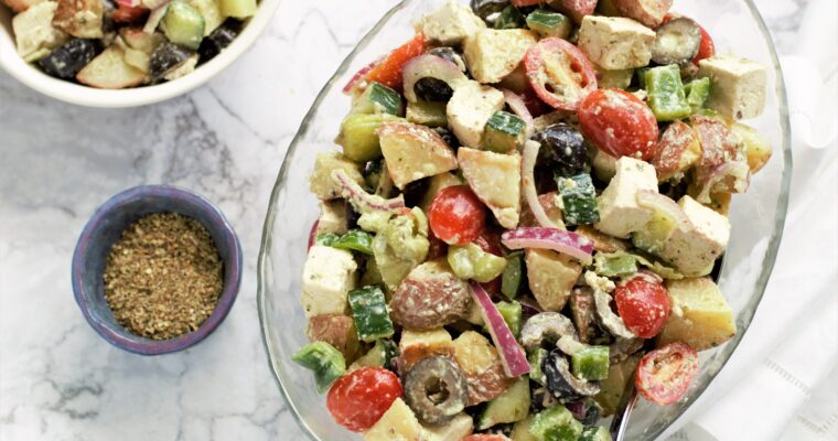 The Best Vegan Greek Potato Salad