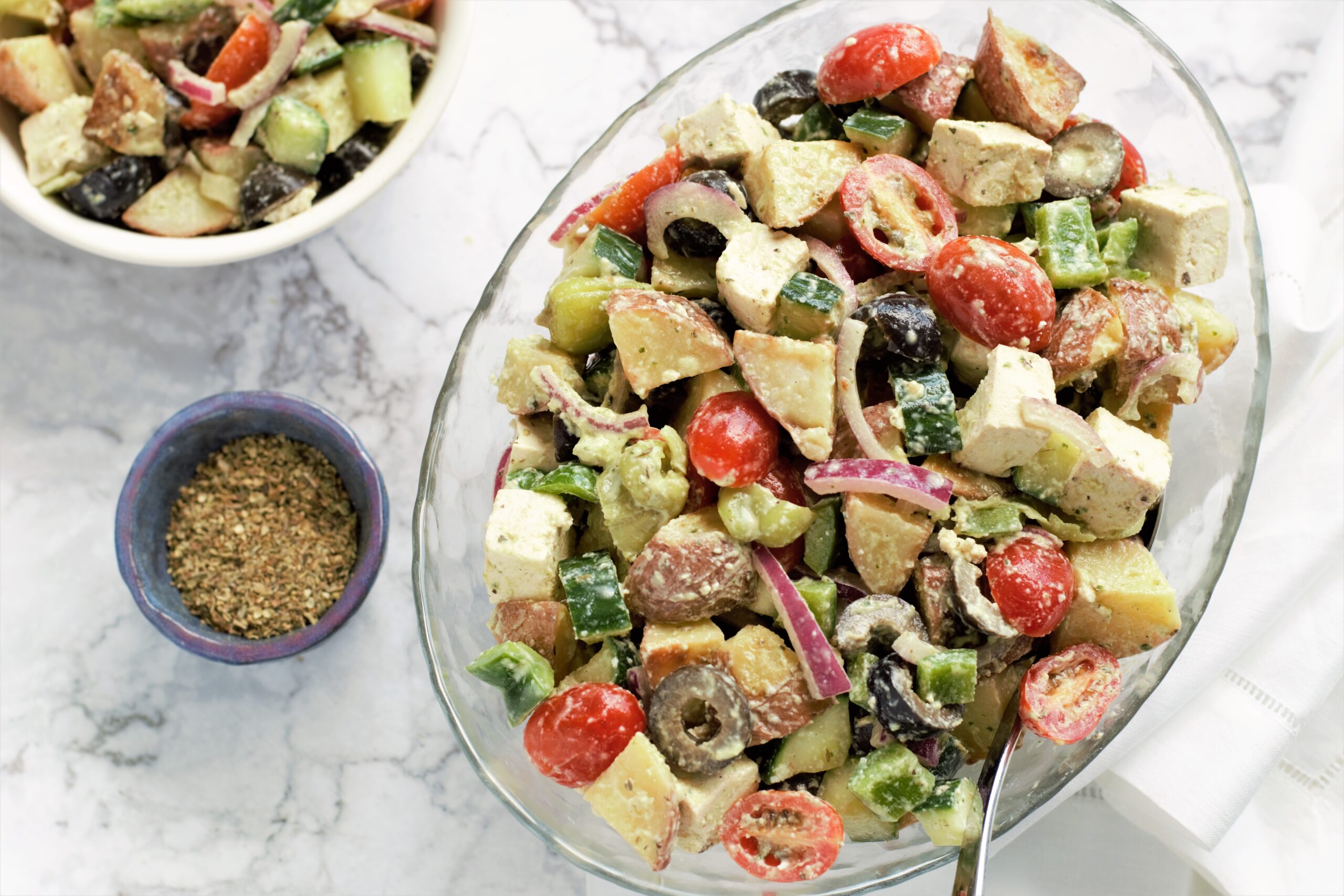 Read more about the article The Best Vegan Greek Potato Salad