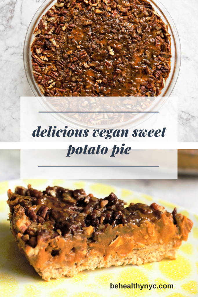 This gluten-free and vegan sweet potato pecan pie is a Fall delight and will become your favorite this holiday season!