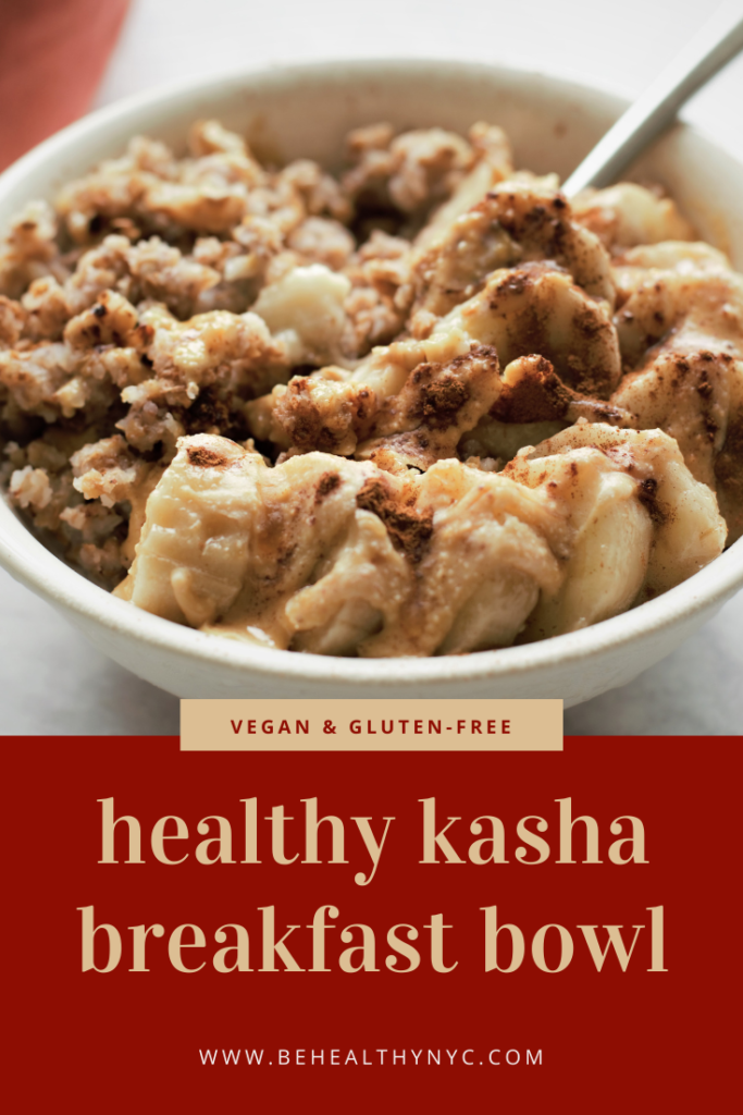 This kasha breakfast bowl is a healthy and delicious alternative to oatmeal. It is easy to cook and is an excellent source of protein.