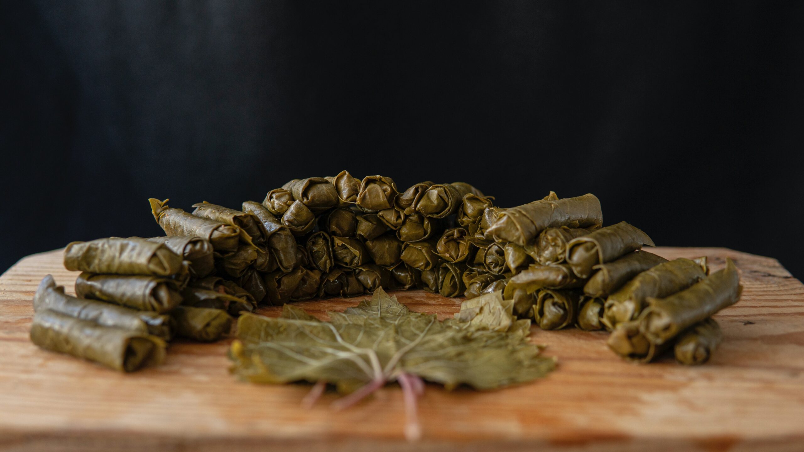 Vegan Lemony Stuffed Grape Leaves – Dolmas